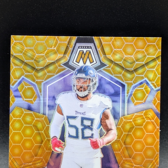2024 Panini Mosaic Harold Landry #216 Honeycomb Prizm Case Hit - SP Titans - Picture 2 of 6